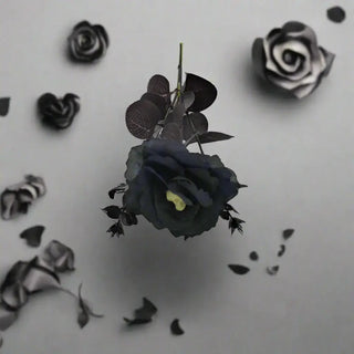 Black Rose Skull Flower The Holiday Shop