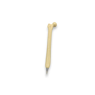 Pen with a bone-shaped handle on a white background