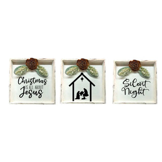 Christmas Frame Trio Festive Standing Frames The Holiday Shop
