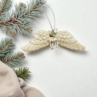Elk Winged Ornaments The Holiday Shop
