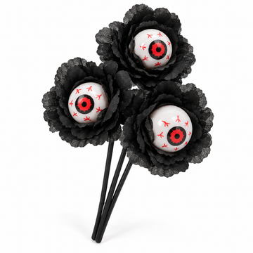 Black Rose Eyeball Florals (3)