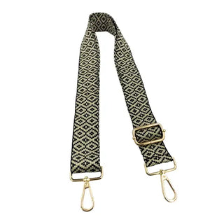 Geometric-Tan-Handbag-Strap Detachable