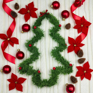 Hanging Christmas Tree – Artificial Festive Tree Décor The Holiday Shop