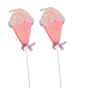 Pink Christmas Decorations - Ice Cream Foam Ornament The Holiday Shop