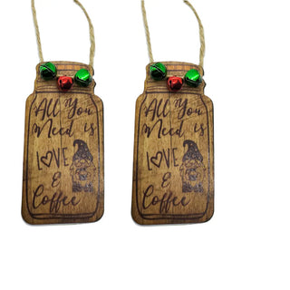 Need Coffee Gnome - Hanging Festive Tree Ornament The Holiday Shop