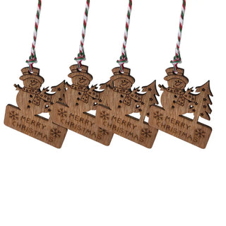 Rustic Snowman Ornaments – Handcrafted Holiday Decoration The Holiday Shop