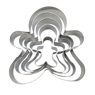 Set of 5 Gingerbread Cookie Cutters – Festive Baking Tools The Holiday Shop