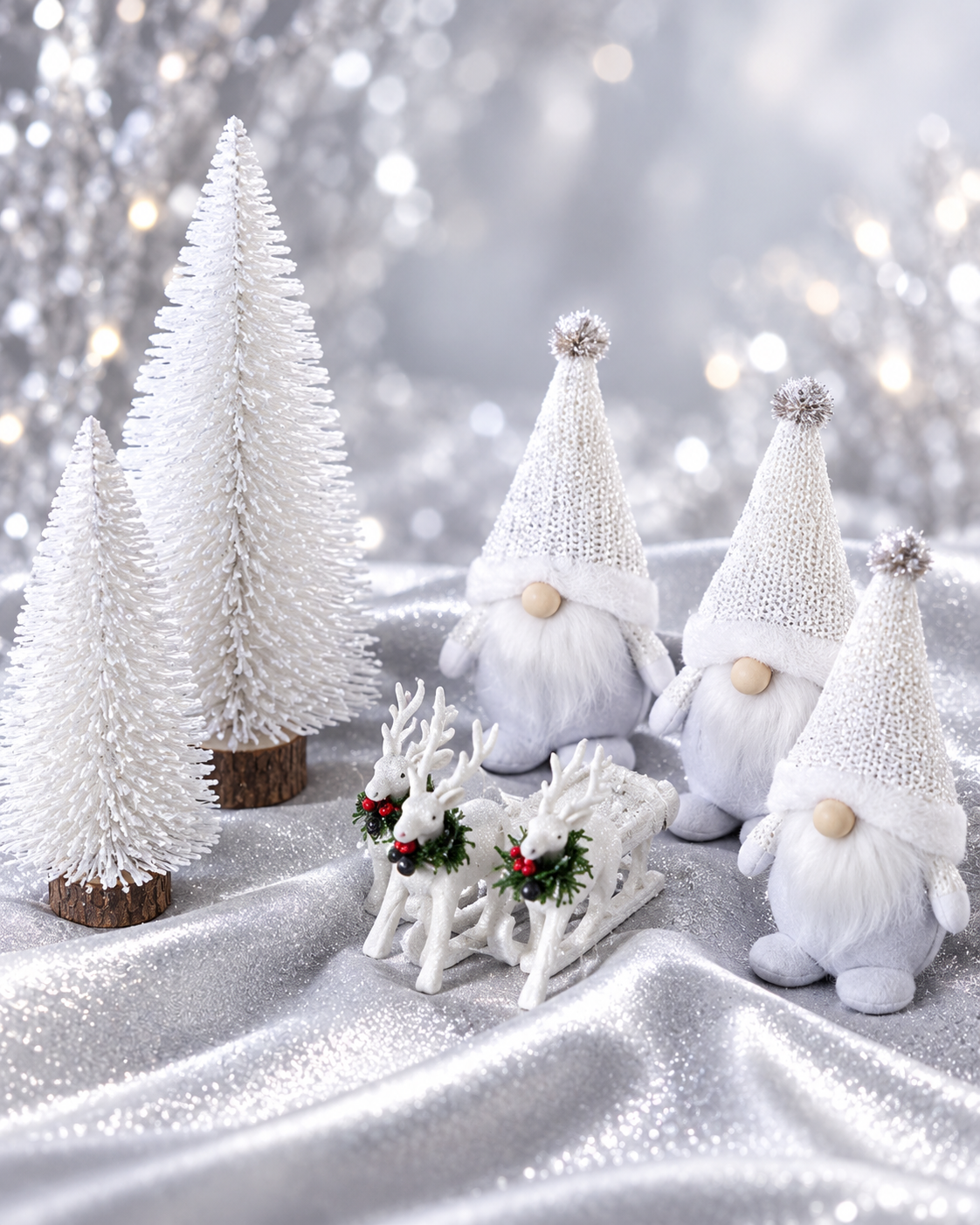 A white tree – Winter Wonderland Christmas Decor