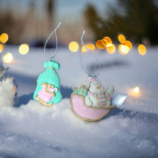 BagAndSnowmanOrnamentsTheHolidayShop