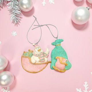 Bag And Snowman Tree Ornament Holiday Decoration The Holiday Shop