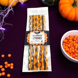 Spooky Sips – Reusable Halloween Party Straws (Set of 10)