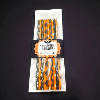Spooky Sips – Reusable Halloween Party Straws (Set of 10)