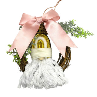 Mini Santa Wreath The Holiday Shop