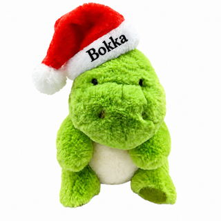 Christmas Dinosaur – Plush Festive Soft Toy The Holiday Shop