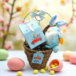 Bunny Bliss Basket Blue My Store