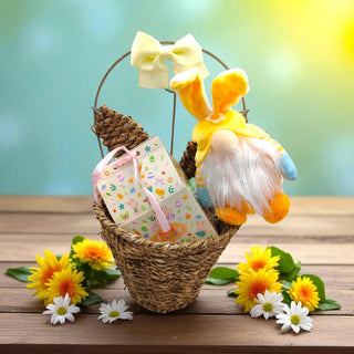 Bunny Bliss Basket Yellow My Store