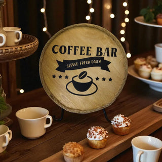 Coffee Bar Sign The Holiday Shop
