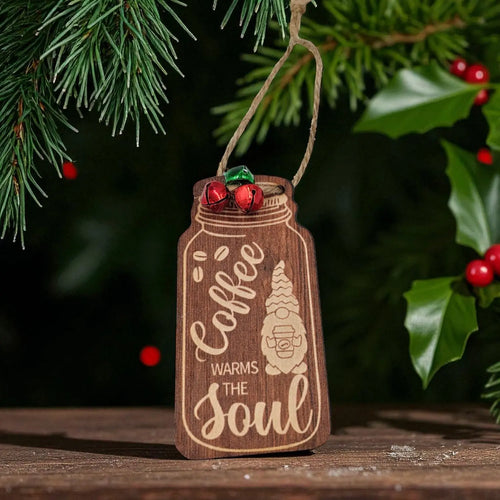 Coffee Soul Gnome – Festive Hanging Ornament The Holiday Shop