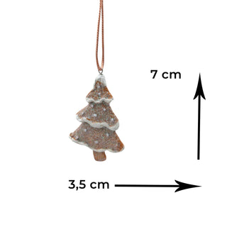 Gingerbread Tree & Boy Hanging Ornament – Christmas Tree Decoration The Holiday Shop