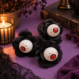 Black Rose Eyeball Florals (3)