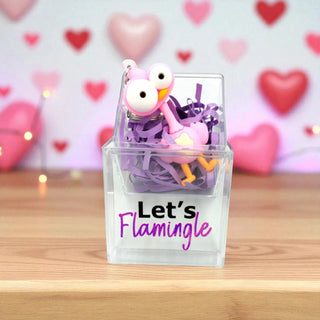Flamingo Love Keychain The Holiday Shop