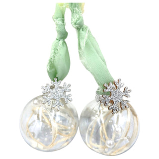 Frosted Globe Ornaments – Scandi Collection