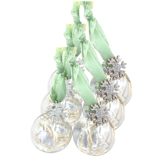 Frosted Globe Ornaments – Scandi Collection