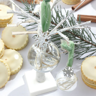 Frosted Globe Ornaments – Scandi Collection