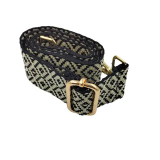 Geometric-Tan-Handbag-Strap Detachable