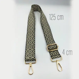 Geometric Tan Handbag Strap The Holiday Shop