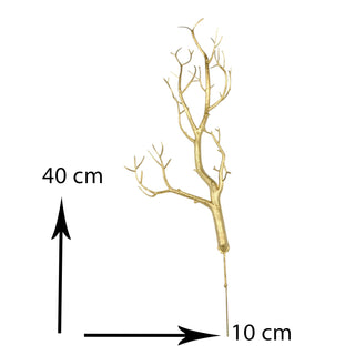 Glitter Gold Twig Branch Decoration – 30cm