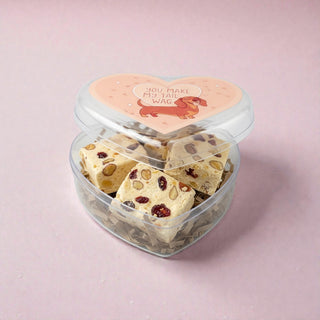 Heart-Shaped Nougat Valentine Gift