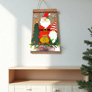 Holly Jolly Santa Wall Hanging – Christmas Décor Frame The Holiday Shop