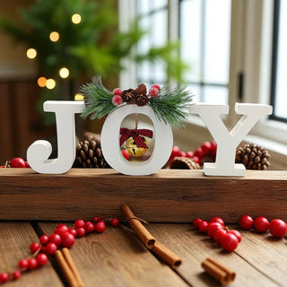 Joy Christmas Sign The Holiday Shop