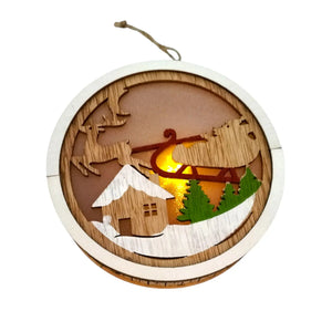 Christmas Light-Up Scene Ornament