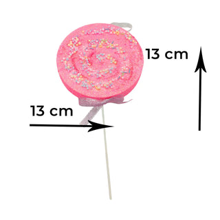 Pink Christmas Decorations - Lollipop Foam Ornament The Holiday Shop