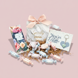 Mother’s Day Gift with Keychain, Nougat & Chocolates