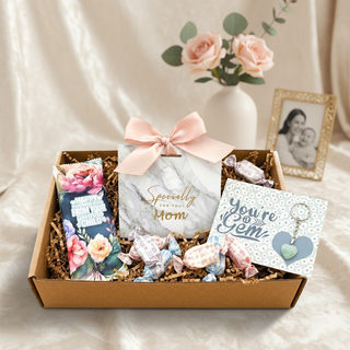 Mother’s Day Gift with Keychain, Nougat & Chocolates