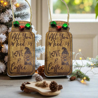 Need Coffee Gnome - Hanging Festive Tree Ornament The Holiday Shop