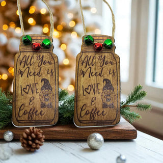 Need Coffee Gnome - Hanging Festive Tree Ornament The Holiday Shop