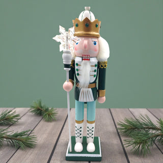 Nutcracker Ornament – Sage & Gold
