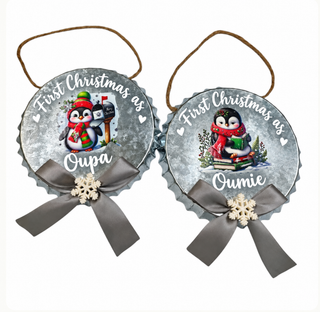 Penguin Ornaments (Set of 2) – Postbox & Reading Corner The Holiday Shop