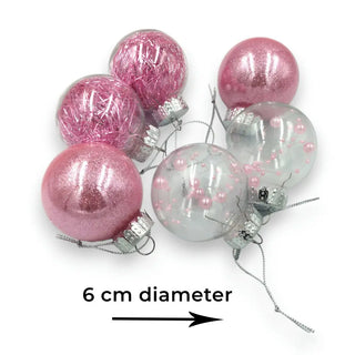 PinkChristmasBaublesTheholidayShop