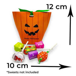 Halloween Pumpkin Treat Bag – Orange Party Favour (2pc) The Holiday Shop