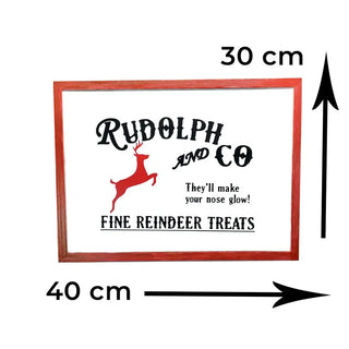 RudolphChristmasSignTheHolidayShop