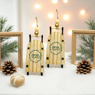 Sled Ornaments The Holiday Shop