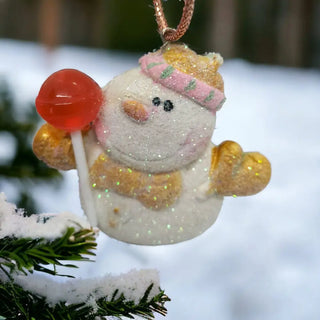 Snowman Ornament Handmade The Holiday Shop