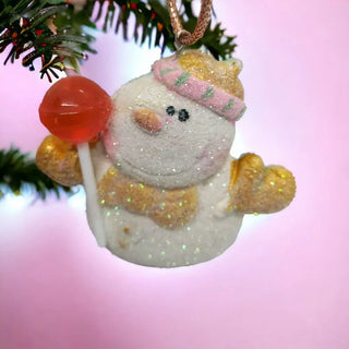 Snowman Ornament Handmade The Holiday Shop