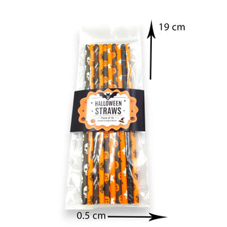 Spooky Sips – Reusable Halloween Party Straws (Set of 10)