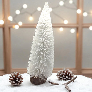White Desk Tree  – Mini Festive Artificial Tree The Holiday Shop